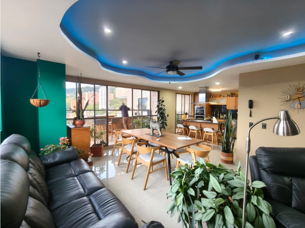 Apartamento Pent House en Venta Amoblado, Sabaneta Vista panorámica — foto 6