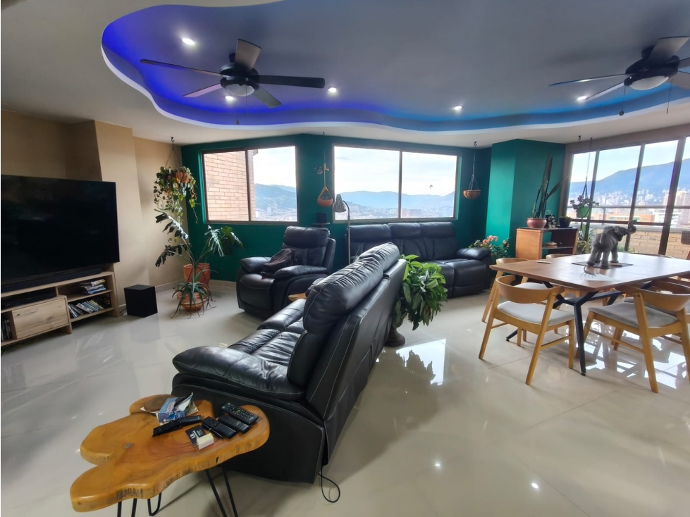 Apartamento Pent House en Venta Amoblado, Sabaneta Vista panorámica — foto 4