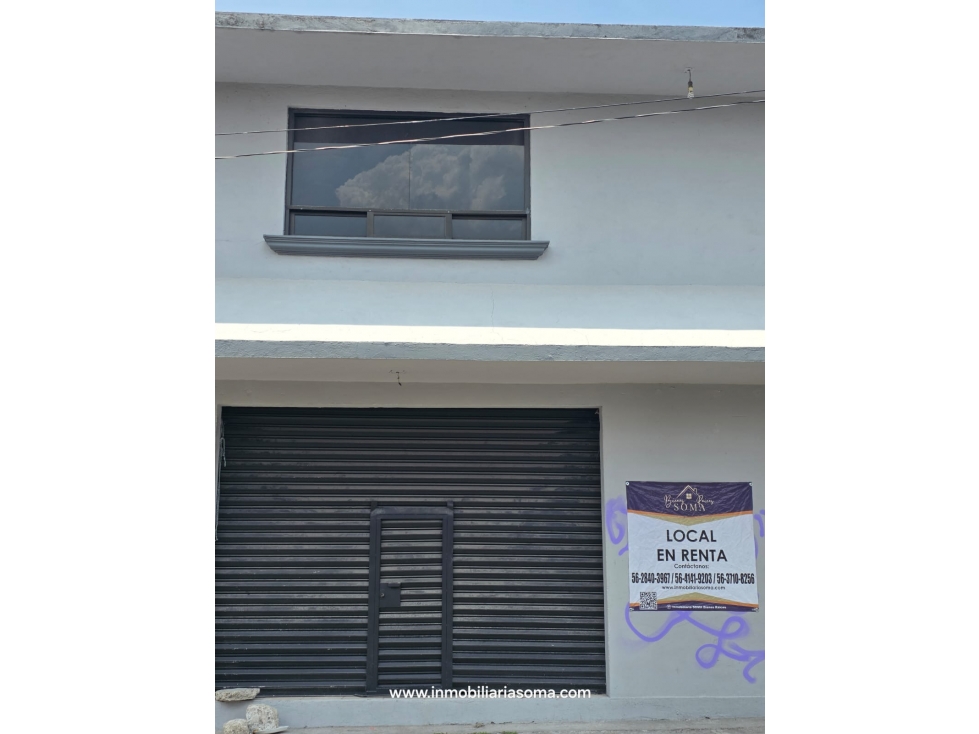 LOCAL EN RENTA EN COLINA HIDALGO NICOLAS ROMERO - 1