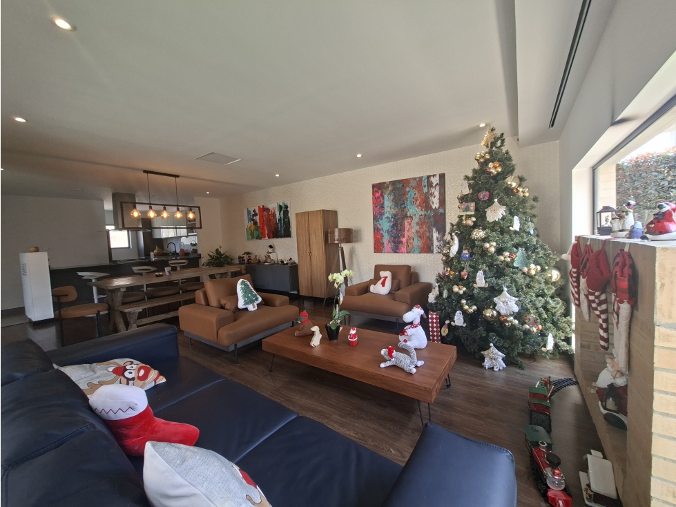 HERMOSA CASA CAMPESTRE CONJUNTO RESIDENCIAL-VEREDA CANELON CAJICA, - 3