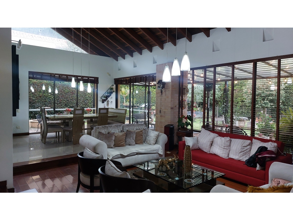 CASA CAMPESTRE AMPLIO LOTE, PERGOLA Y UN CLUB HOUSE ESPECTACULAR - 5