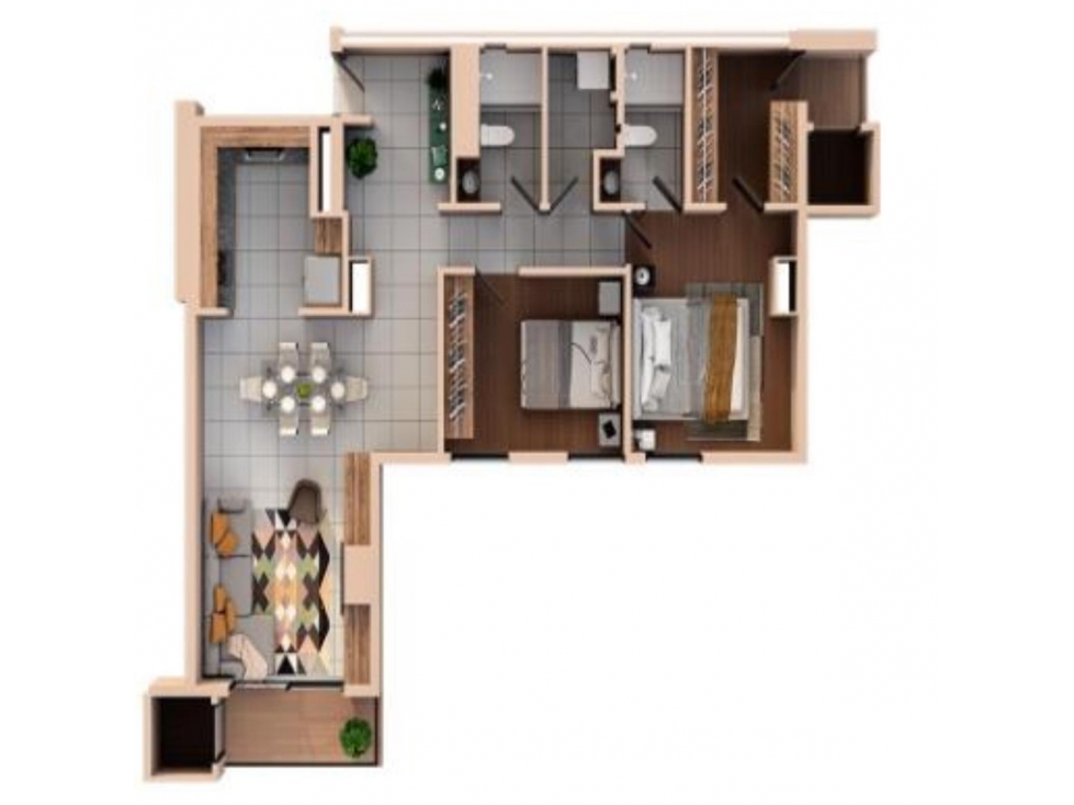 DEPARTAMENTO EN VENTA EN VALLE PONIENTE A MINUTOS DE LA UDEM - 2