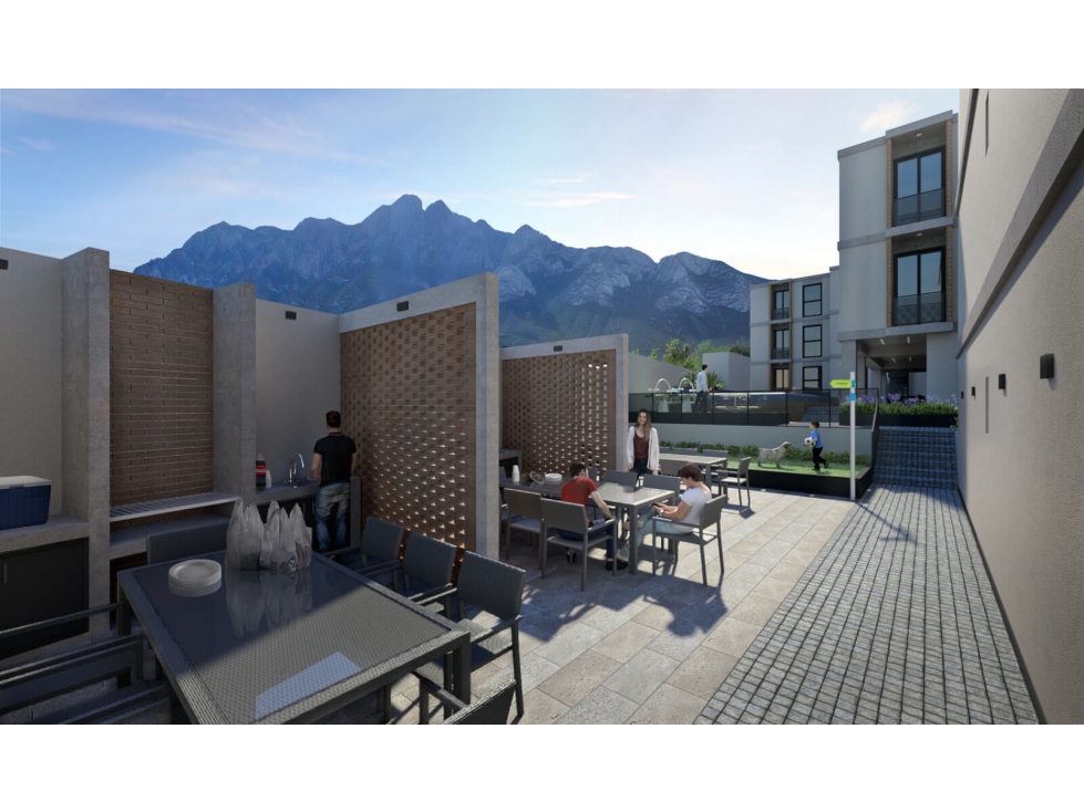 VENTA DE DEPARTAMENTOS EN SANTA CATARINA, EXCELENTE UBICACION - 2