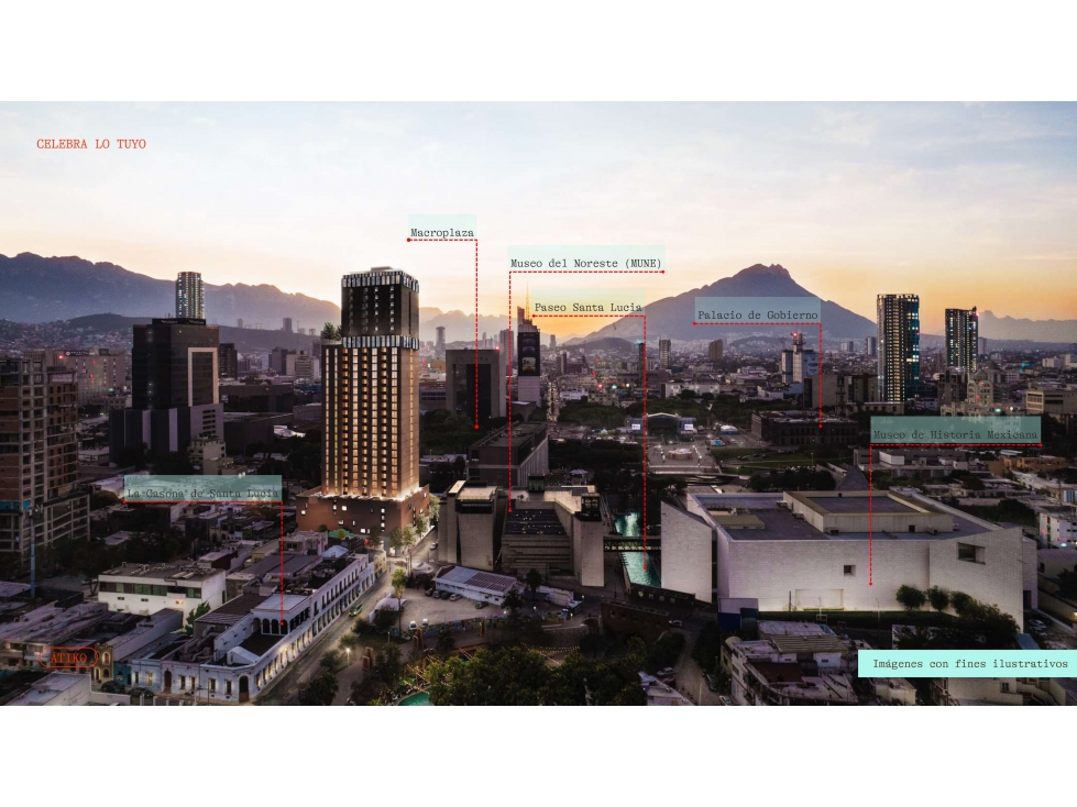 VENTA DE DEPARTAMENTOS EN PASEO SANTA LUCIA, CENTRO DE MONTERREY NL — foto 3
