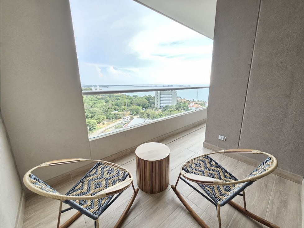 Renta Apartamento amoblado frente al mar de Santa Marta — foto 2