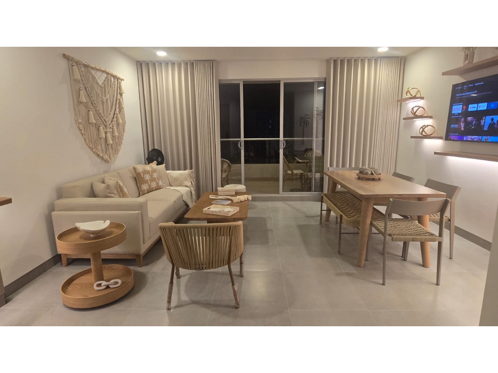 Hermoso apartamento en venta con vista al mar