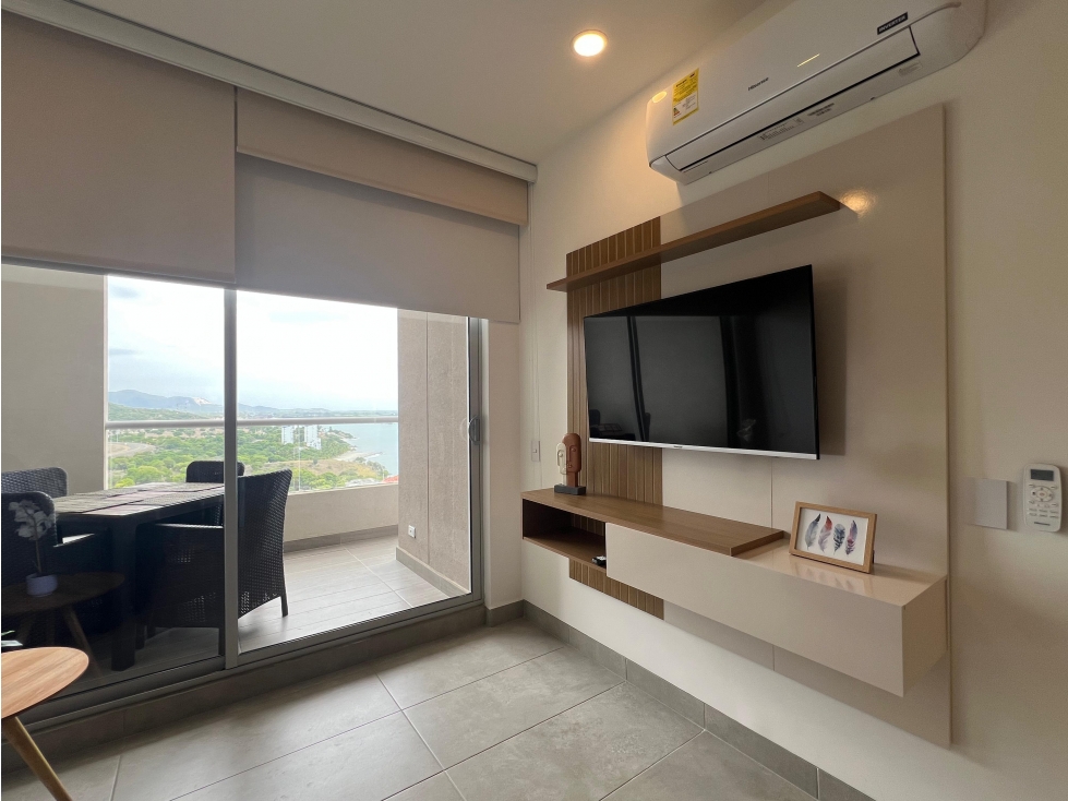 Renta Apartamento Amoblado - Santa Marta - Playa - Vista Mar y Montaña — foto 4