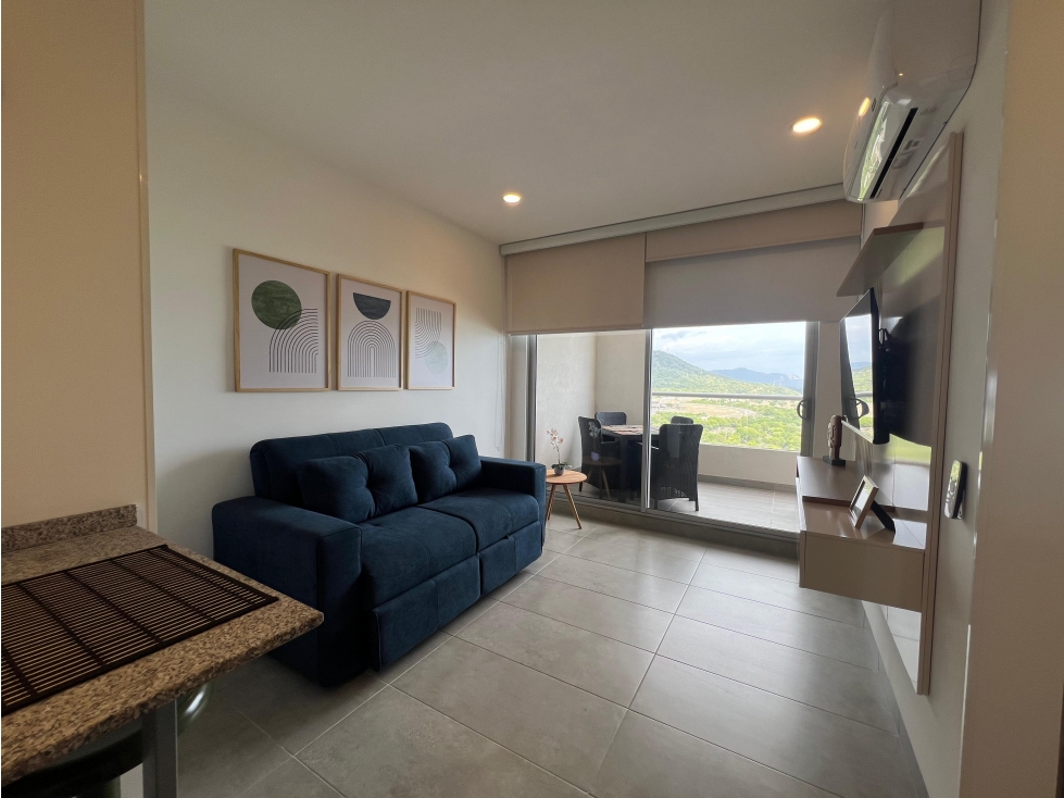Renta Apartamento Amoblado - Santa Marta - Playa - Vista Mar y Montaña — foto 6