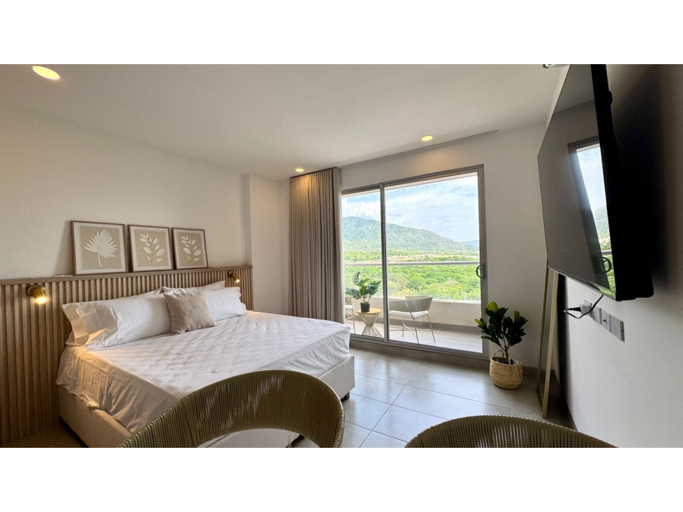 Renta Aparta Suite en Santa Marta con Acceso a Playa - Amoblado