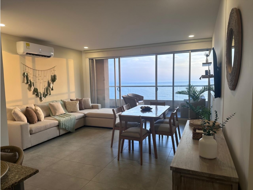Espectacular apartamento en venta con vista al mar