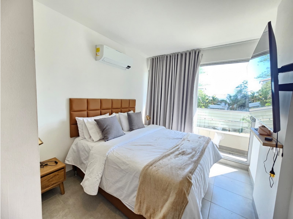 Renta apartamento amoblado en Santa Marta
