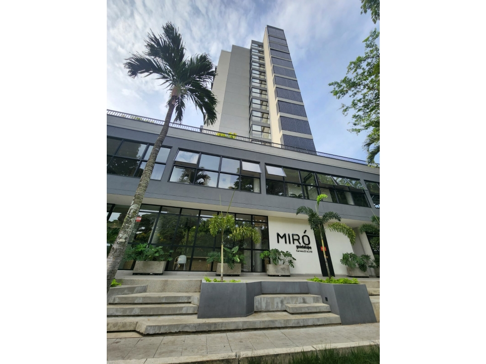ALQUILO APARTAESTUDIO CON TERRAZA PRIVADA, EDIFICIO MIRO, CALI