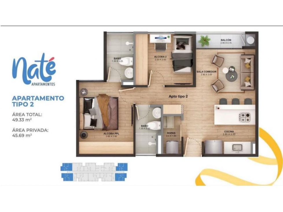 Apartamento en venta, Rionegro, V. Fontibon