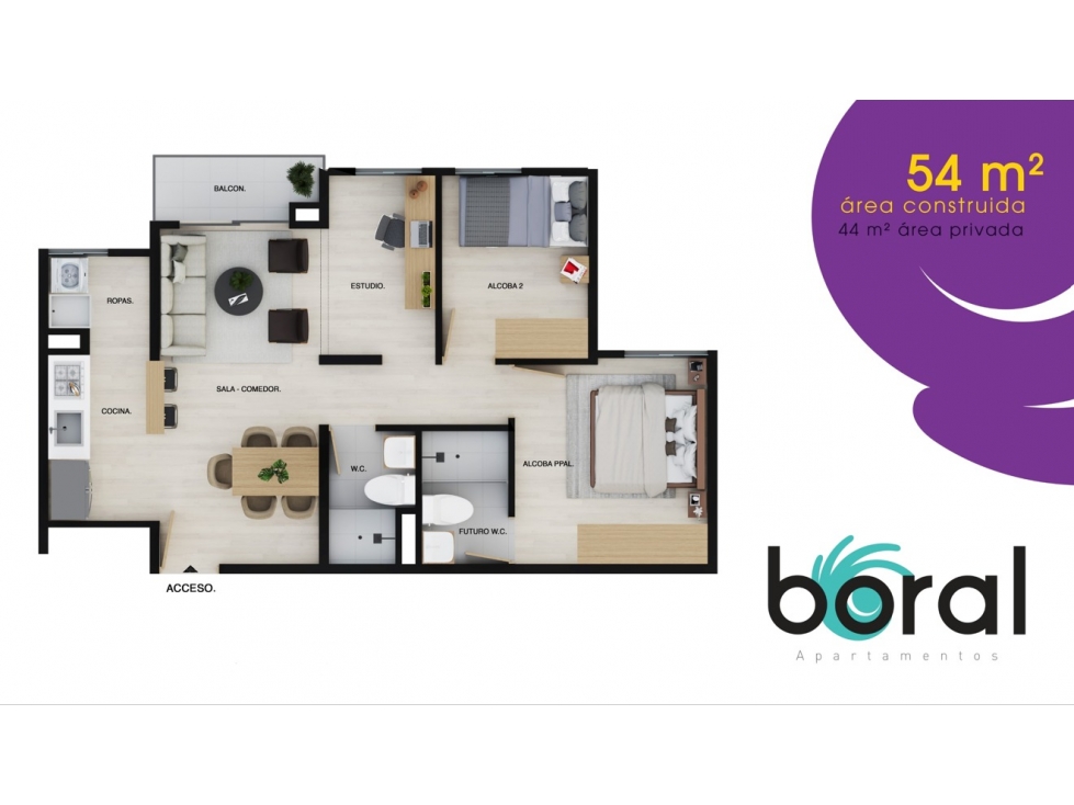 Apartamento en venta, Rionegro, El porvenir — foto 3