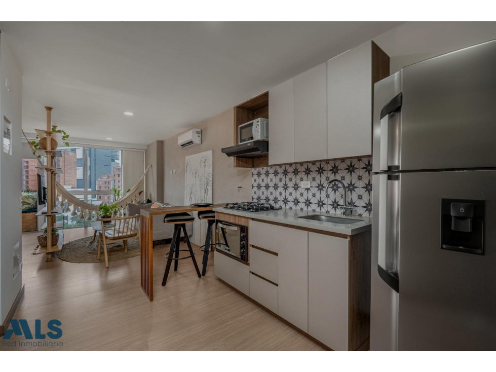 Apartaestudio en venta, Laureles, Los Almendros-RENTAS CORTAS. — foto 5