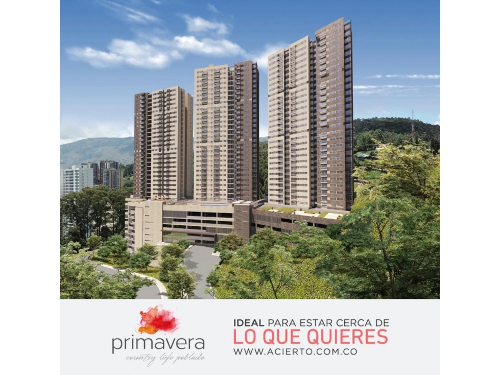 VENDO APTO POBLADO - PALMAS - PARA ESTRENAR - CESIÓN DE DERECHOS