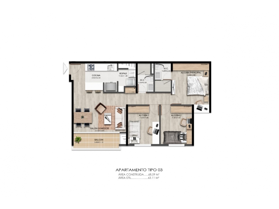Apartamento en venta en Rionegro — foto 2