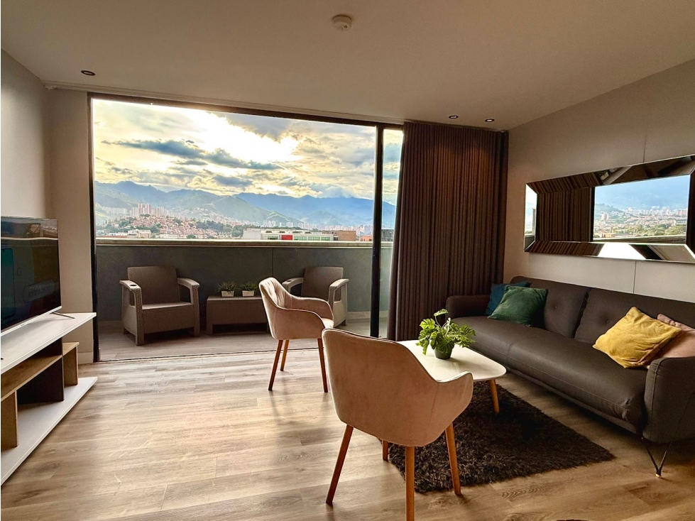 Apartamento de 2 alcobas para rentas cortas en Medellin