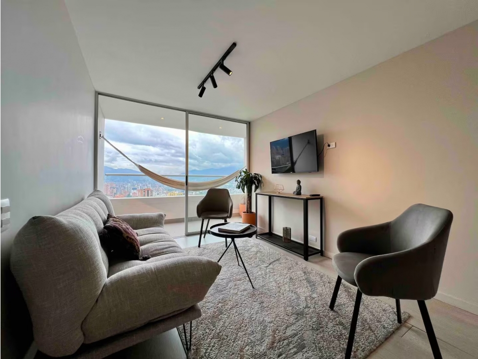 VENDO HERMOSO APARTAESTUDIO - POBLADO - PALMAS - HERMOSA VISTA