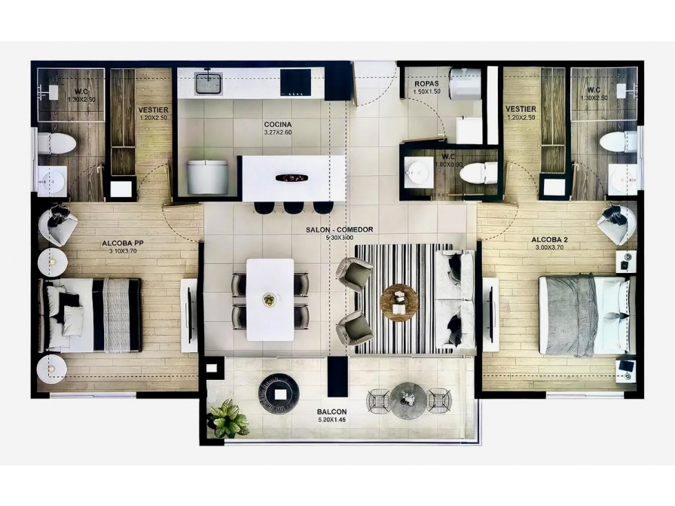 VENTA DE APARTAMENTO EN SABANETA, SECTOR TRES ESQUINAS — foto 2