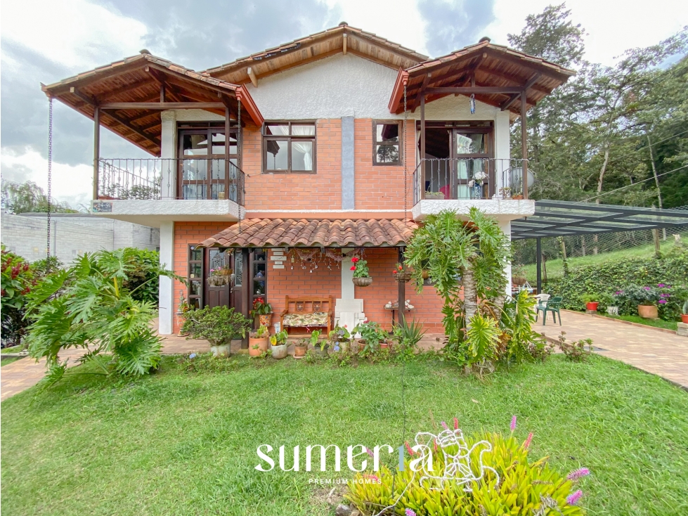 Casa campestre en parcela en el Retiro