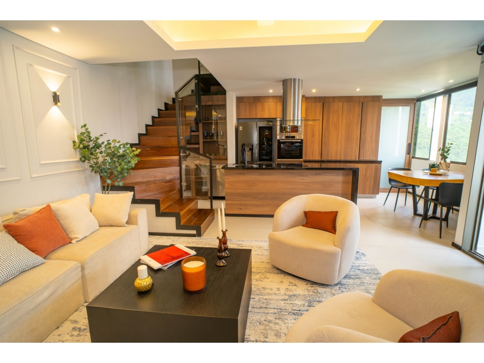 Apto dúplex en arriendo con hermosa vista a la ciudad Alto de palmas