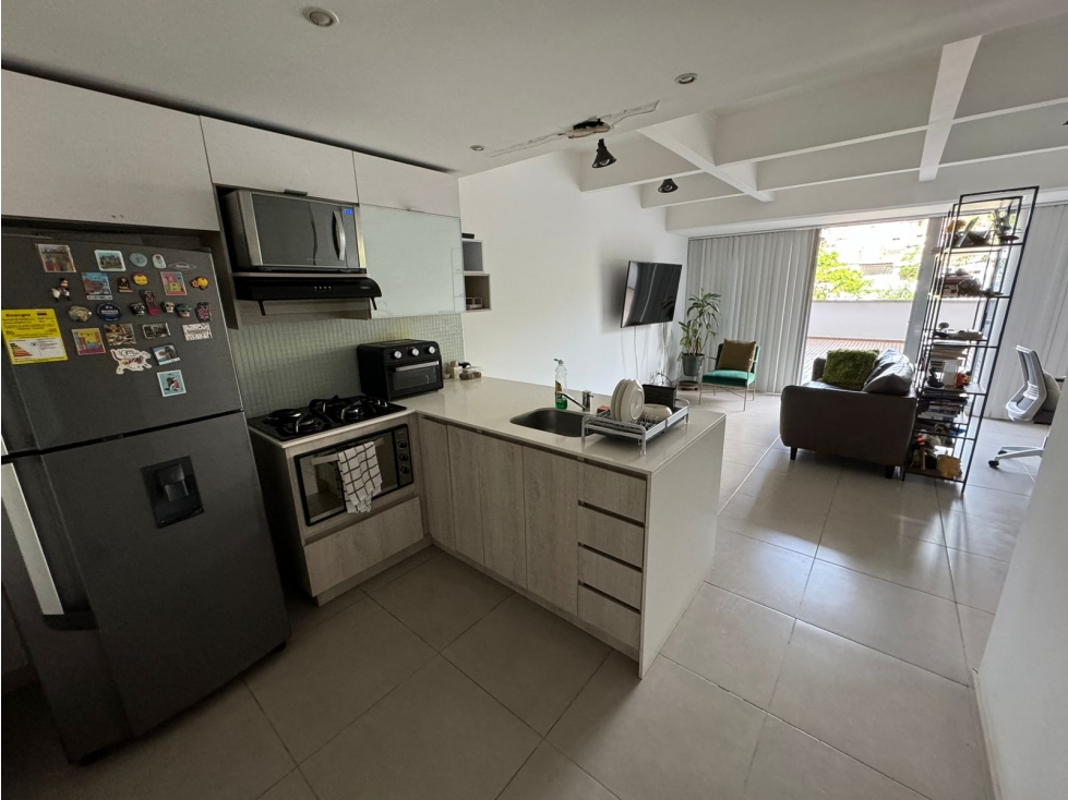Apartaestudio en Medellín, Loma de Los Bernal, cerca al Euro — foto 3