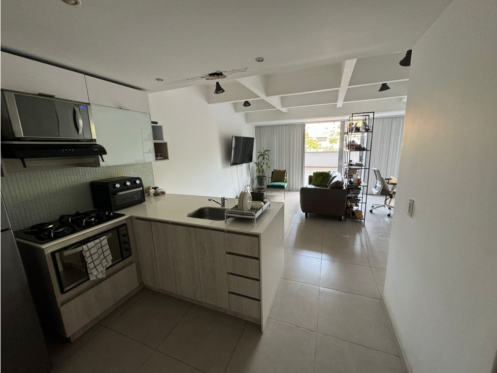 Apartaestudio en Medellín, Loma de Los Bernal, cerca al Euro — foto 5