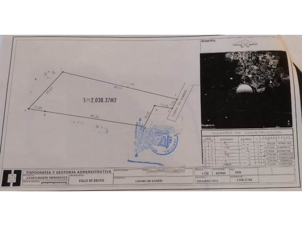 TERRENO EN VENTA EN SAN GABRIEL IXTLA P