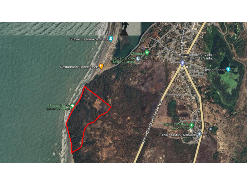 Vendo Lote de Playa Frente al Mar Potencial Residencial y Hotelero