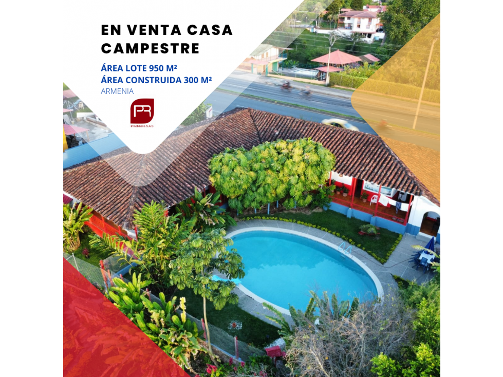 Casa Campestre en Venta, Armenia - Quindio - 1