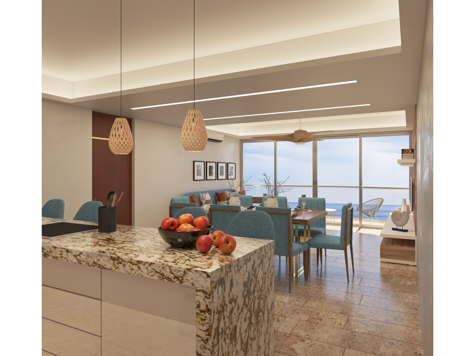 Departamento en venta, Chicxulub Puerto, Merida - 1