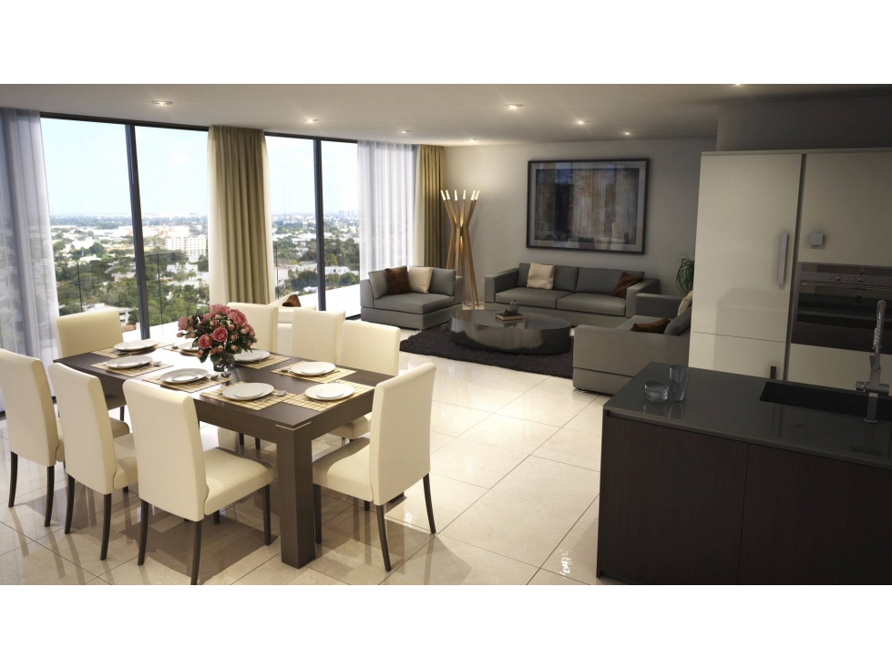 Departamento en Venta, en Temozón Norte, Mérida - 1