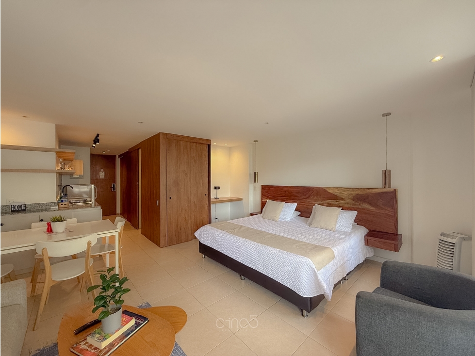 Apartaestudio con terraza | Licencia hotelera | Las Lomas, Poblado — foto 5