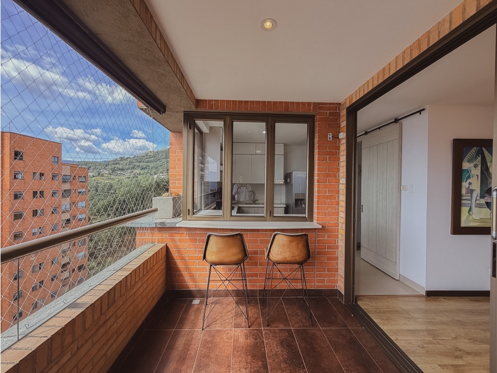EN RENTA AMOBLADO: ESPECTACULAR APARTAMENTO EN LA CALERA, POBLADO — foto 4