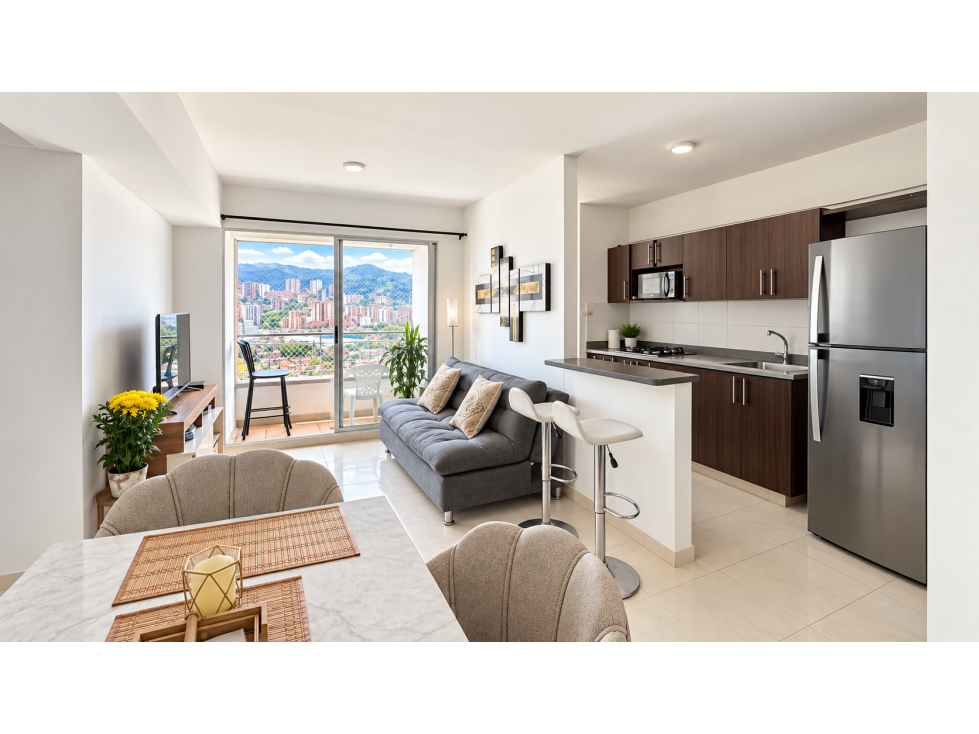 Apartamento en Itagüí | Piso 16 + Balcón