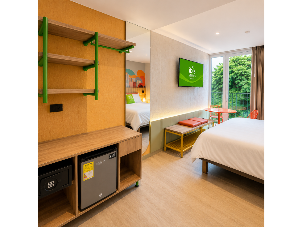 Invierta en Suite Hotelera Ibis Styles by Accor Laureles, Medellín — foto 2