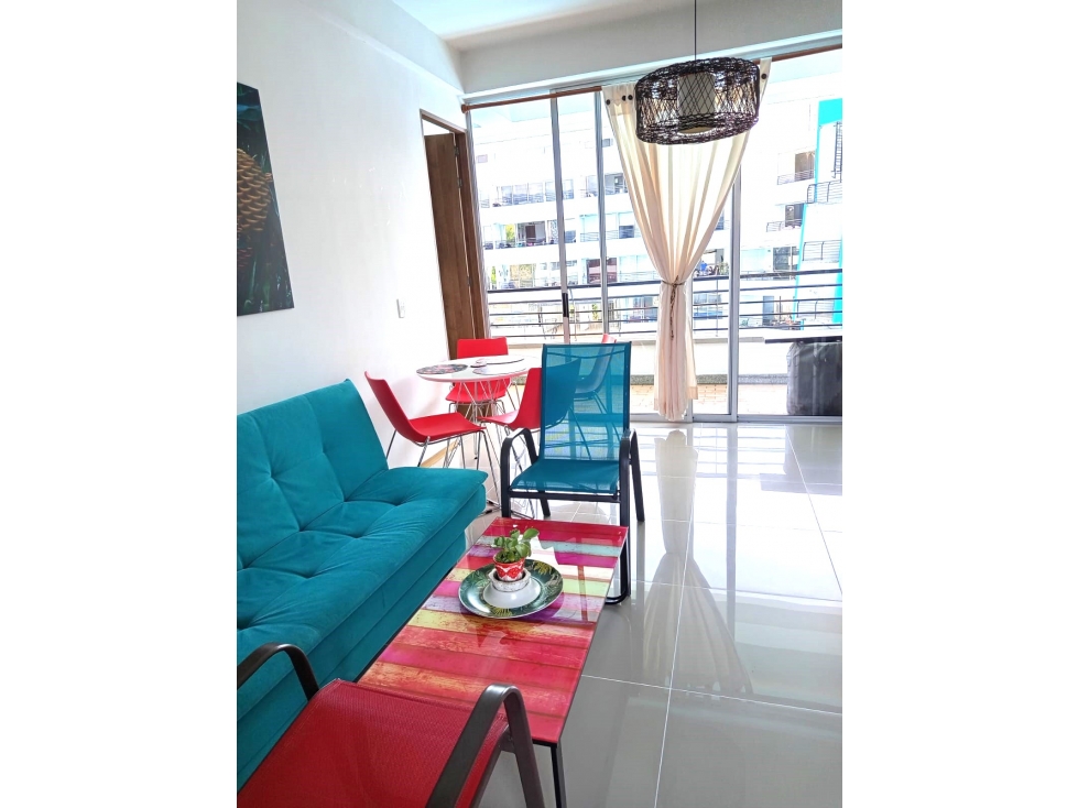 Apartamento en San Jerónimo, 46,45mts, en condominio. AMOBLADO — foto 2