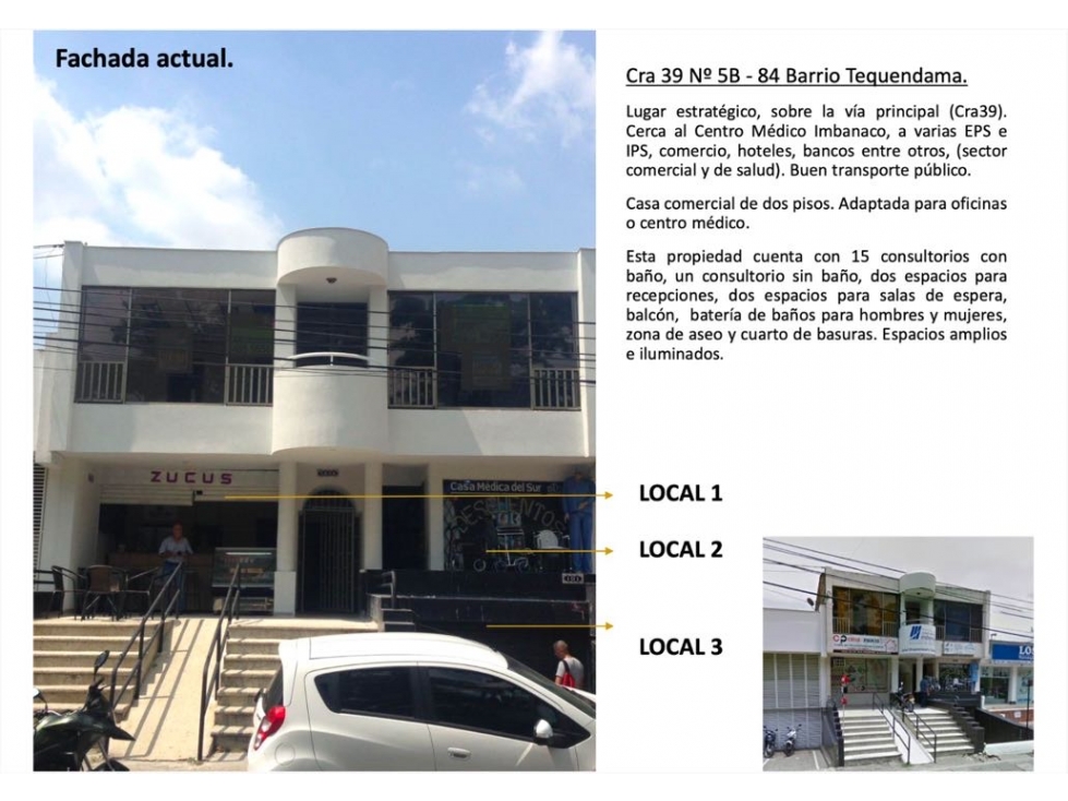 Venta casa en La 39 ((Consultorios u oficinas)) Cali, V.C - 2