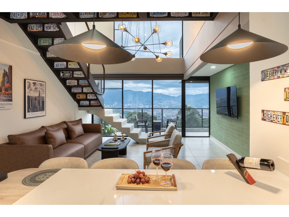 114m2 Apartamento Amoblado en Envigado