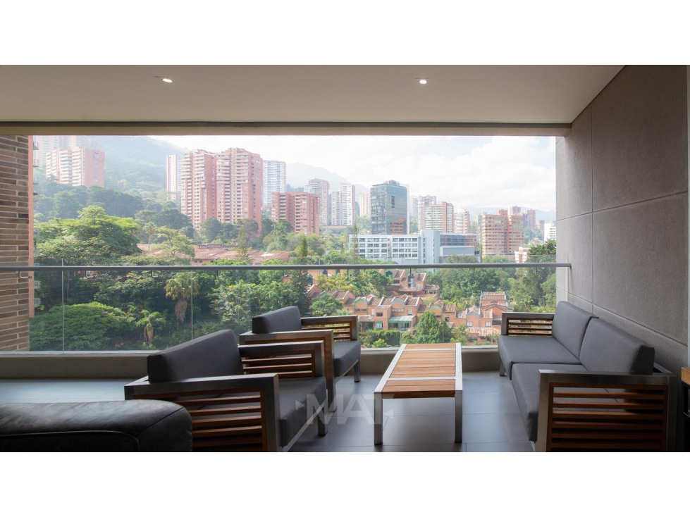 178m2 Apartamento Amoblado Arriendo - Amsterdam Plaza Medellín — foto 2