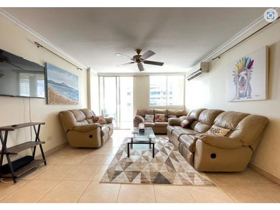 3-Bedroom Apartment in Obarrio