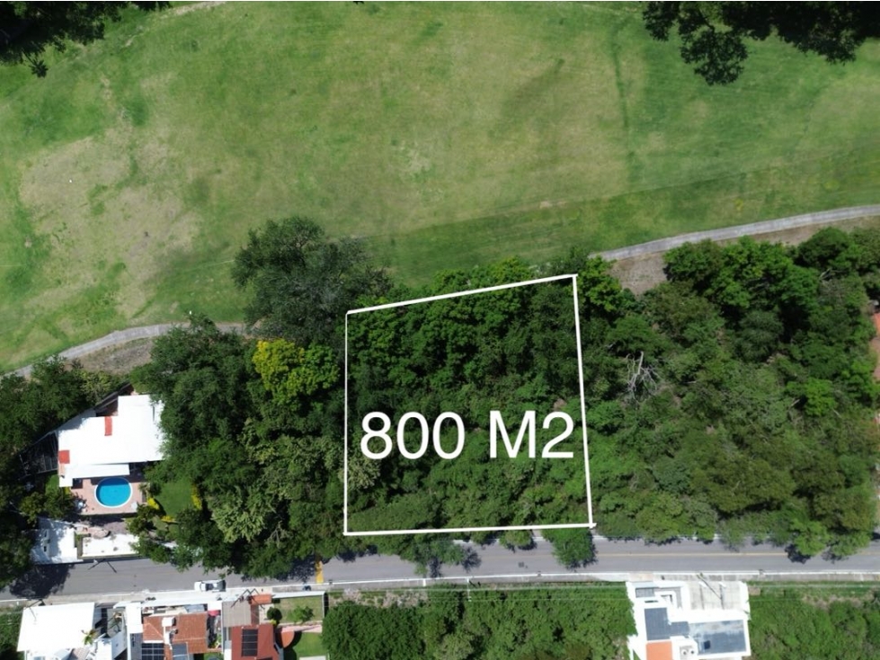 800 M2 de terreno en venta en Club de Golf Santa Fe Xochitepec Mor. - 1