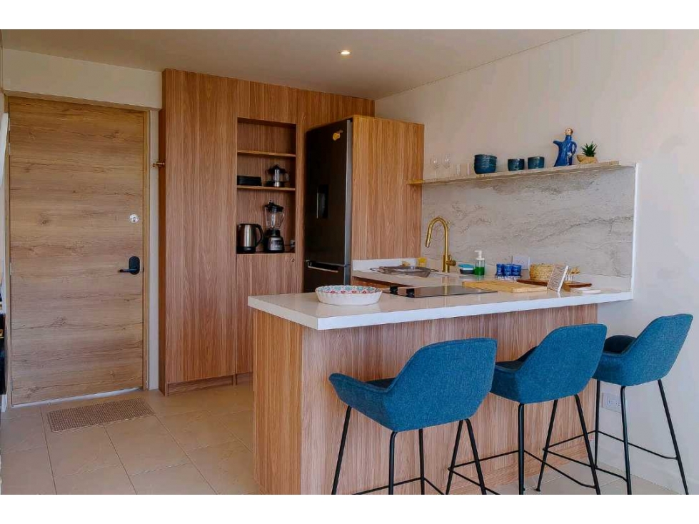 (AC) SE VENDE HERMOSO APARTAESTUDIO AMOBLADO