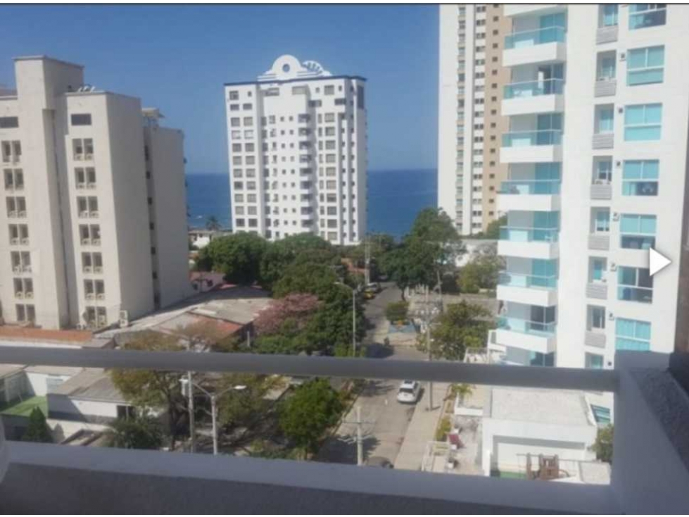 Acojedor apartamento 90.45m2 en segunda linea de mar, rodadero sur