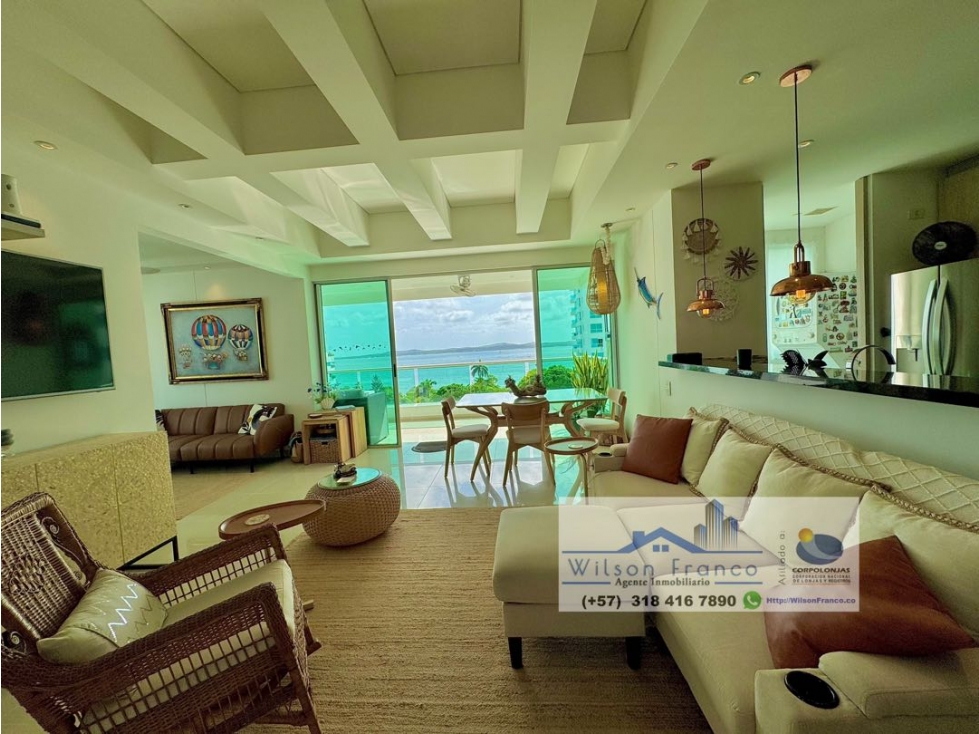 AirBnb Friendly | Apartamento En Venta | Castillogrande | Cartagena
