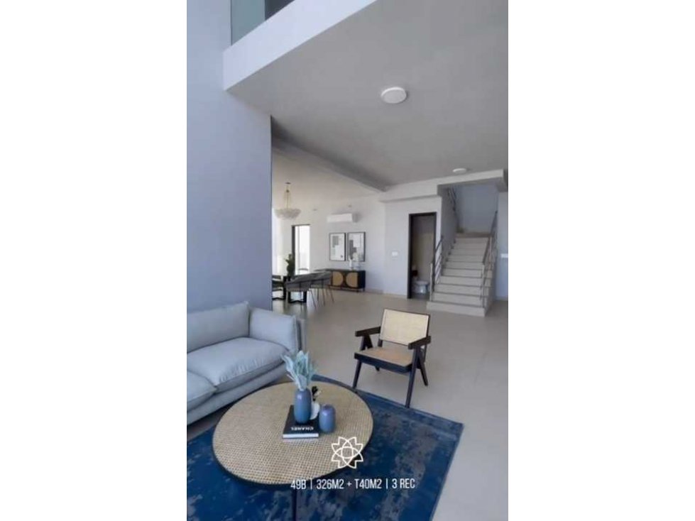 ALQUILER APARTAMENTO AMOBLADO 2 NIVELES COUNTRY COSTA DEL ESTE