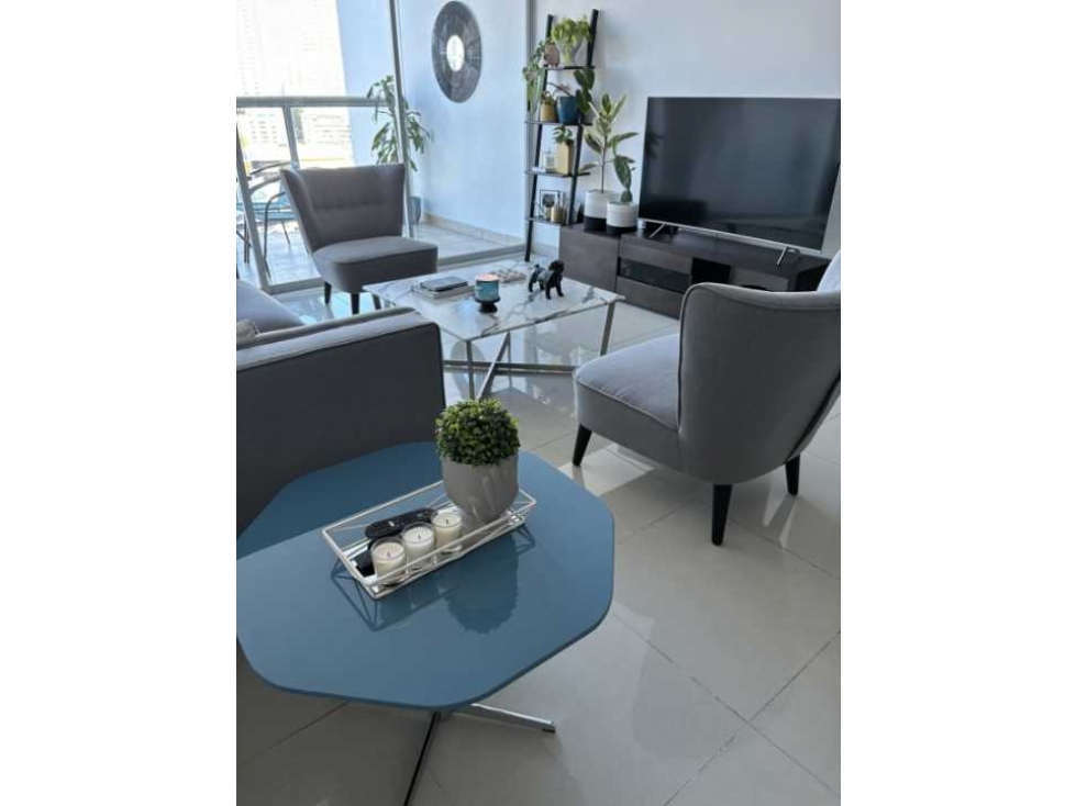 ALQUILER APARTAMENTO AMOBLADO 2RE +CBE 125 M2 PH RIVER PARK