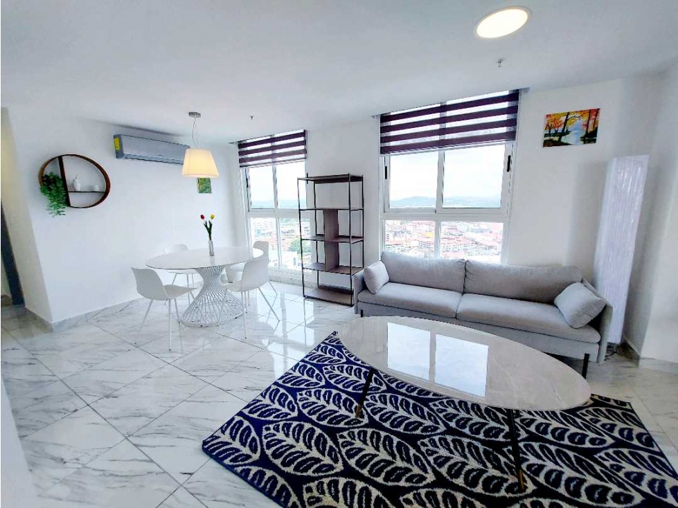 ALQUILER APARTAMENTO AMOBLADO CON BALCON VISTA AL MAR EN AVE BALBOA — foto 4