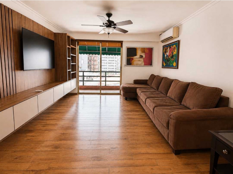 ALQUILER APARTAMENTO AMOBLADO CON BALCÓN 2R EN OBARRIO